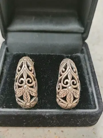 실버 925 귀걸이 앤티크