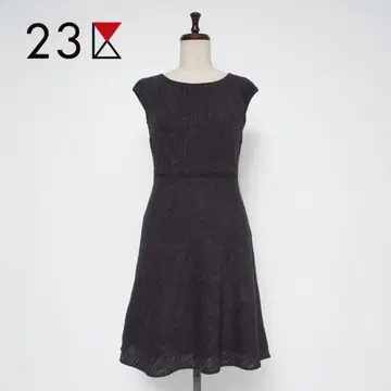 새상품급 23구 슬리브리스 원피스 드레스 네이비  32*YC791