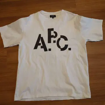 A.P.C. 화이트 T셔츠 M EDIFICE 별주