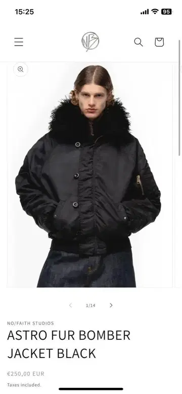 NO/FAITH STUDIOS BOMBER JACKET