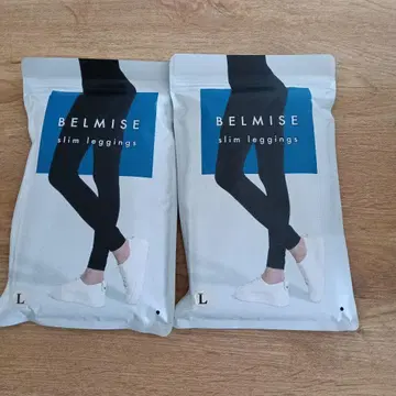 BELMISE 벨미스 슬림 레깅스 2세트 L 사이즈