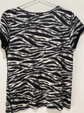 Jean Paul Gaultier 제브라 패턴 티셔츠