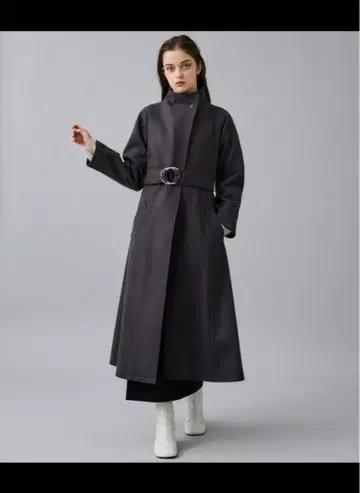 스텐카라 코트 [ ELIN ] STUDIOUS 별주 하이넥 코트