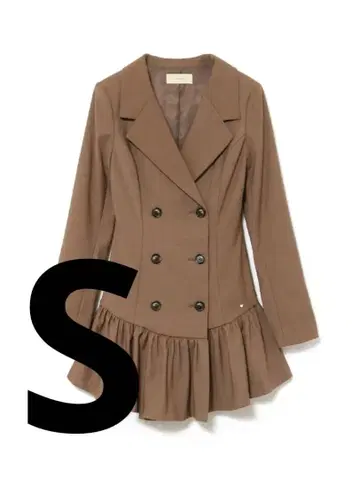 Donna gather mini dress Brown