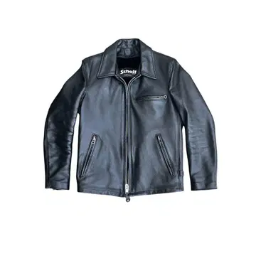 Schott 블랙 싱글 라이더 자켓 사이즈 34