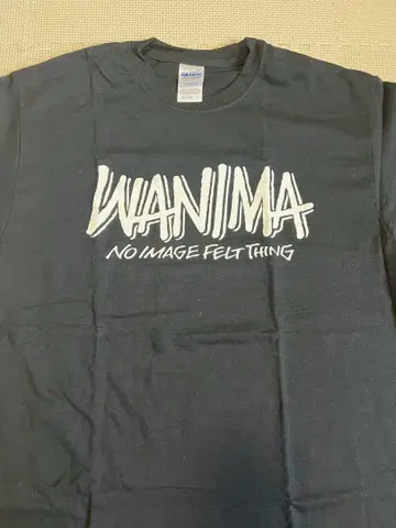 WANIMA 피자 로고 T셔츠