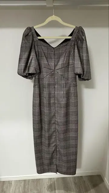 herlipto Dreamscape Check Dress