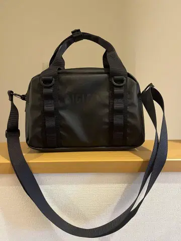 AIGLE 코팅 나일론 미니 보스턴 백
