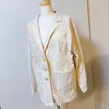 Eaphi PATCHWORK EMBROIDERY LACE JACKET