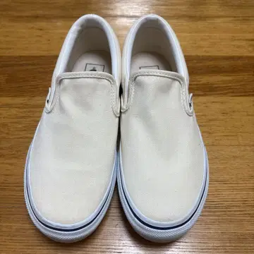 VANS 슬립온 크림 화이트