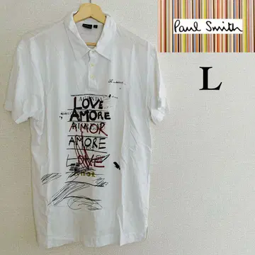 Paul Smith 피케 셔츠 L 사이즈 그래픽 프린트