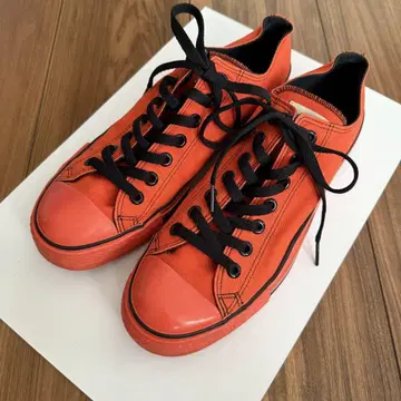 CONVERSE 오렌지 스니커즈 27 all star