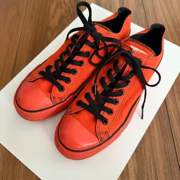 CONVERSE 오렌지 스니커즈 27 all star