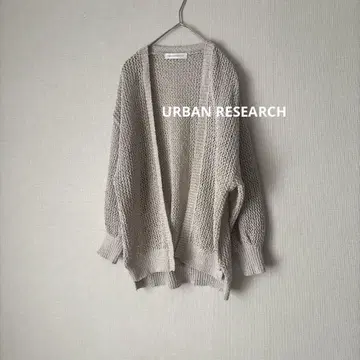 URBAN RESEARCH 시스루 니트 가운 가디건 겉옷 봄/여름/가을