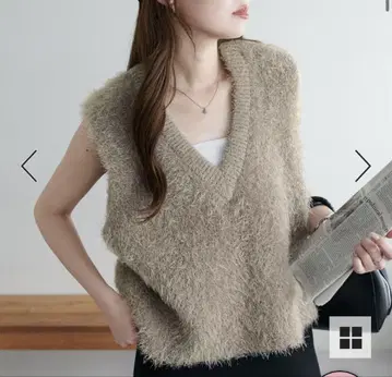 앞뒤 2WAY 페더 얀 숏 베스트 모카