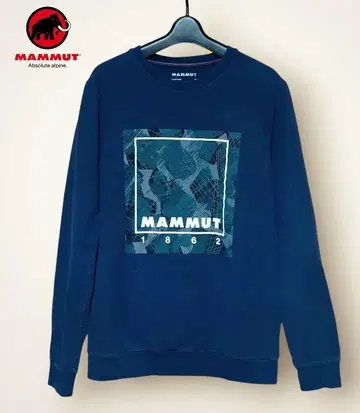 MAMMUT 마무트 네이비 얇은 소재 트레이닝복