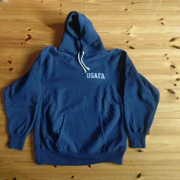 WAREHOUSE USAF 네이비 후드티 LARGE