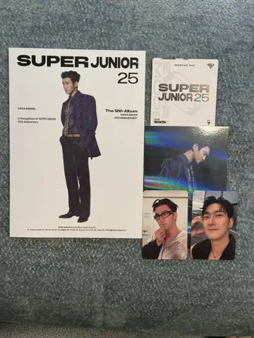super junior 25 photo book ver. 시원