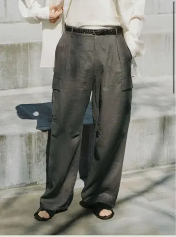 LINEN CHINTZ BDU PANTS 리드름 lidnm L