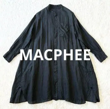 tomorrowland macphee 라미 밴드 카라 셔츠 원피스