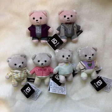 BE:FIRST 곰 봉제 인형 세트 6체