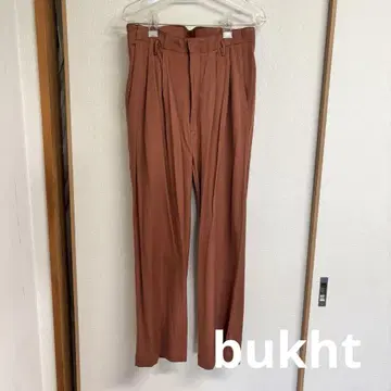 bukht 레이온 이지 와이드 슬랙스