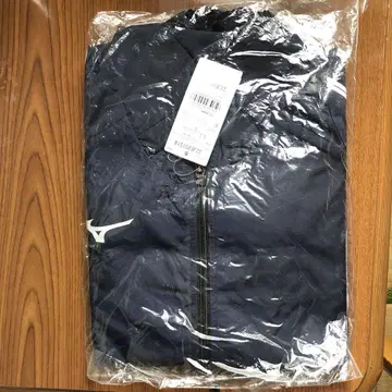 Mizuno 네이비 집업 저지