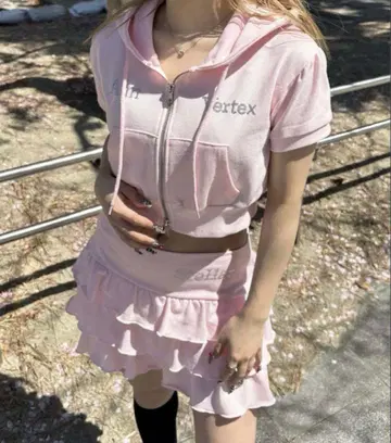 세다클 셋업 핑크