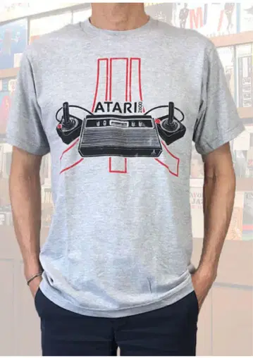 ATARI 게임 컨트롤러 T셔츠 빈티지