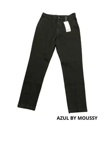 [ AZUL BY MOUSSY ] 스트레치 데님 슬랙스 블랙