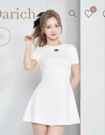 Darich 로고컷 미니 원피스 다리치