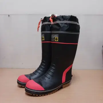 미사용 안전 장화 26cm  라이트 세이프티 LSB315 블랙 선단