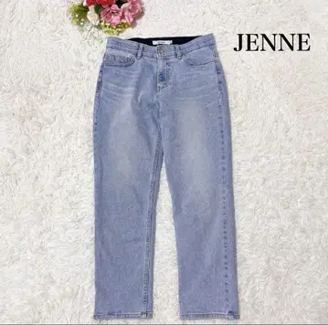 [새상품급] JENNE 제뉴 스트레치 데님 라이트 블루 앵클 기장 M