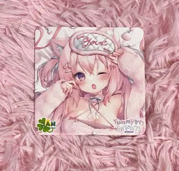 모모치 치아 Yummy 카와 메이드 카페 코스터