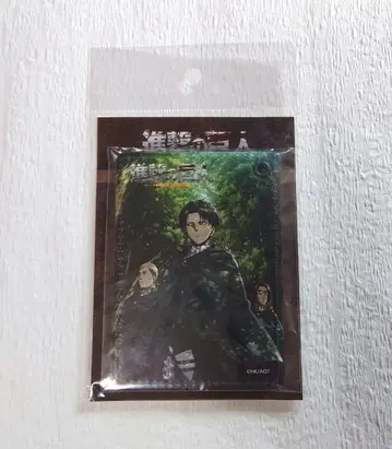 진격의 거인 리바이 엘빈 한지 인조 가죽 패스 케이스