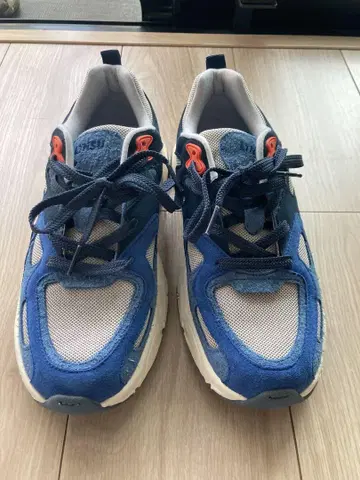 ZARA 25cm 네이비/오렌지 캐주얼 스니커즈