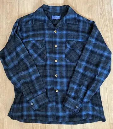 Pendleton 100% 버진 울 플란넬 셔츠 L