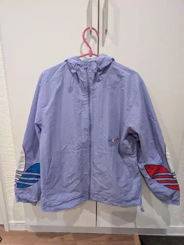 adidas 오리지널 후드 부착 점퍼 라벤더