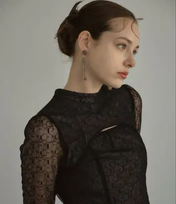ANDRESD back open geometric dress