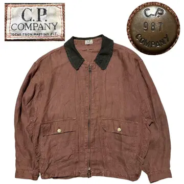 80s C.P. COMPANY 린넨 드리즐러 자켓