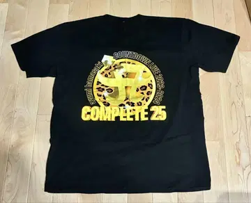 하마사키 아유미 COMPLETE 25 티셔츠 블랙 XXL