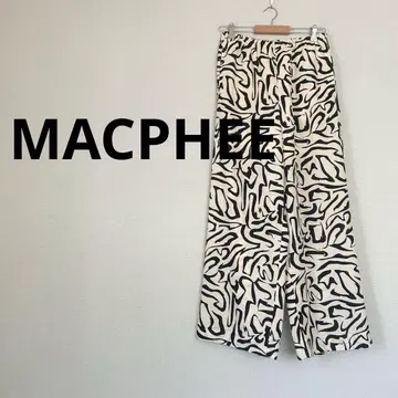 [ 새상품급 ] 맥피 제브라 프린트 이지 스트레이트 청바지 S