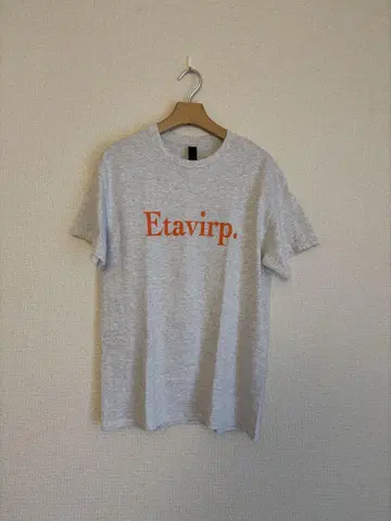 Etavirp. Ash gray Logo T-shirts size : M