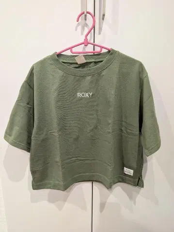 ROXY 반팔 T셔츠 M 올리브 그린