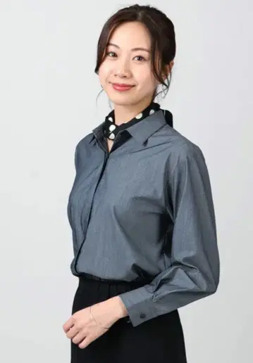 레귤러 카라 하오리 셔츠 [ 긴팔 ]