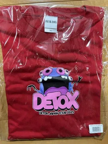 ONE OK ROCK DETOX JAPAN TOUR 2025 RED XL