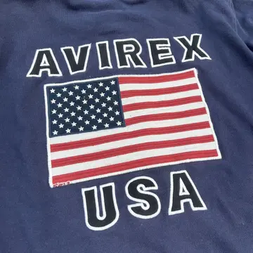00s AVIREX 더블 지퍼 후드티 오버 사이즈
