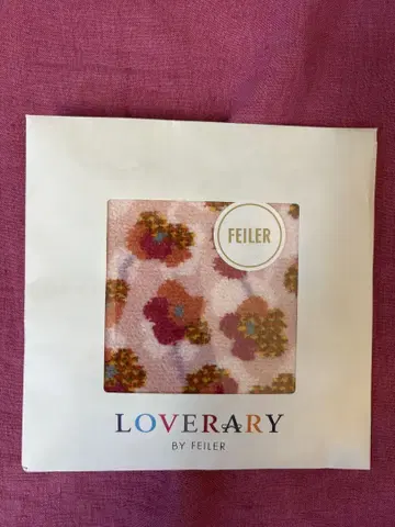 FEILER LOVERARY 꽃무늬 타월 손수건