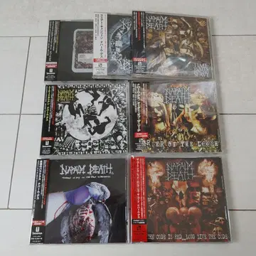 나팜 데스 napalm death 일본 국내반 앨범 세트 나팜 데스