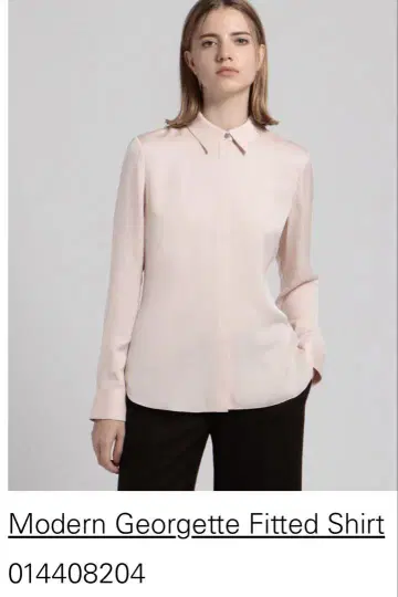 Theory Modern Georgette Fitted Shirt